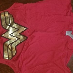 Wonder Woman tie front tank